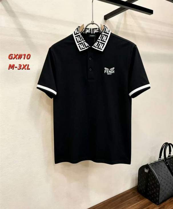 Picture of Fendi Polo Shirts Short _SKUFendiM-3XL12yr20628186
